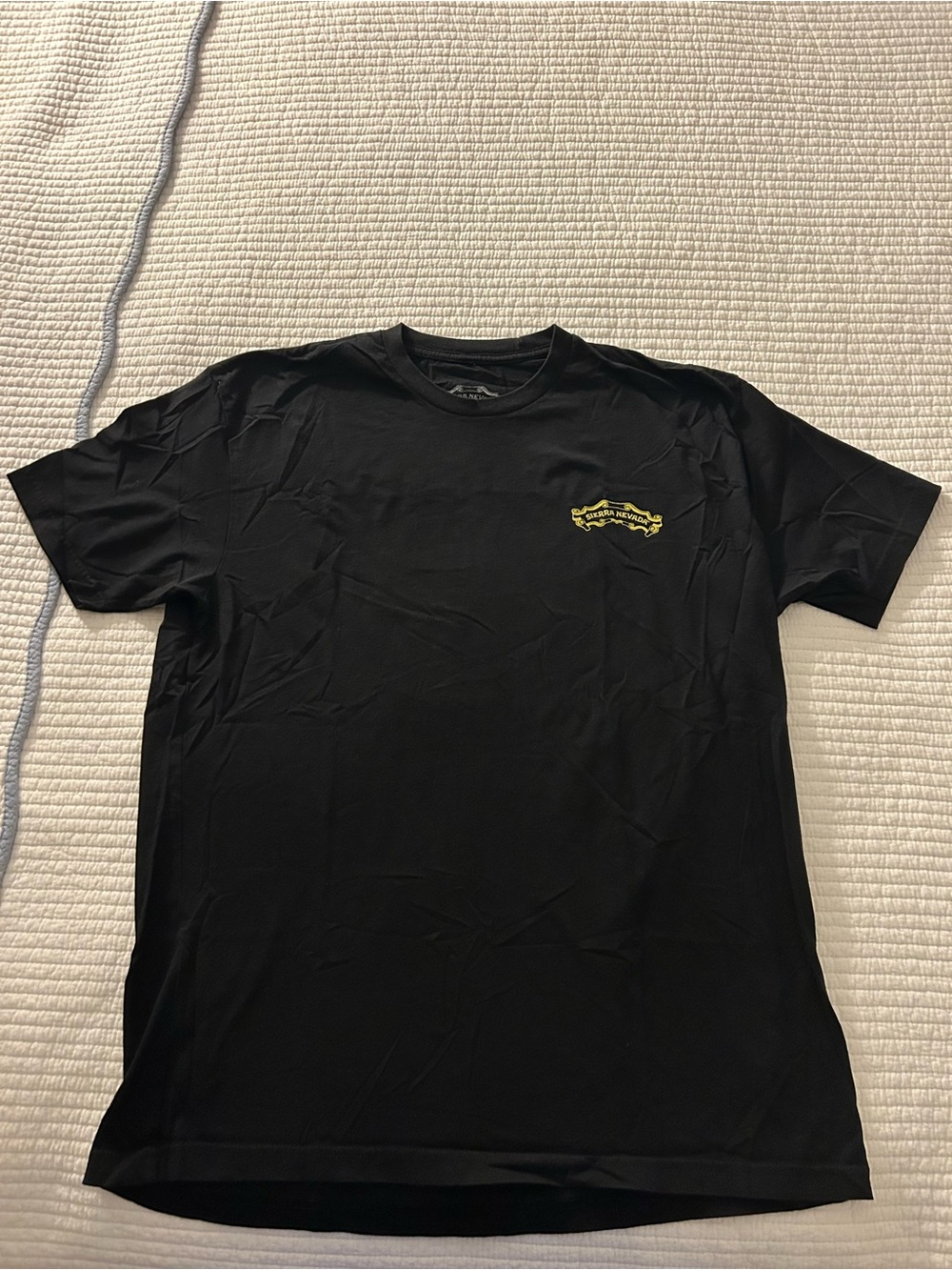 Men's Black Short Sleeve Crewneck Sierra Nevada Tee